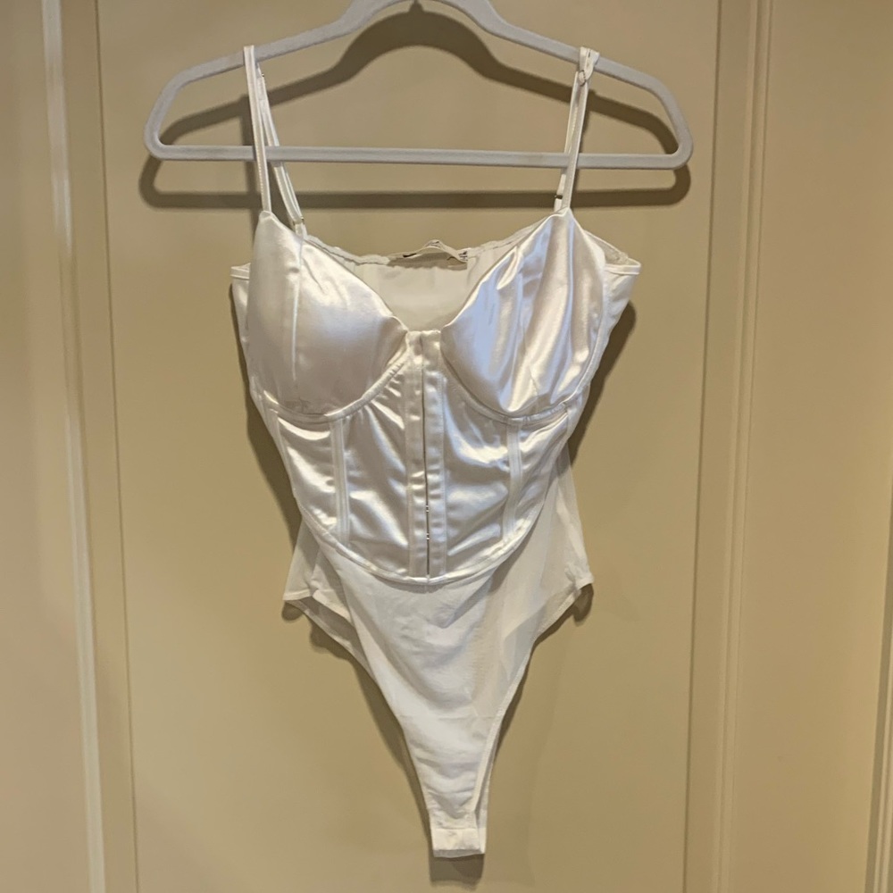 Dolls Kill satin & mesh bodysuit - Picture 1 of 16